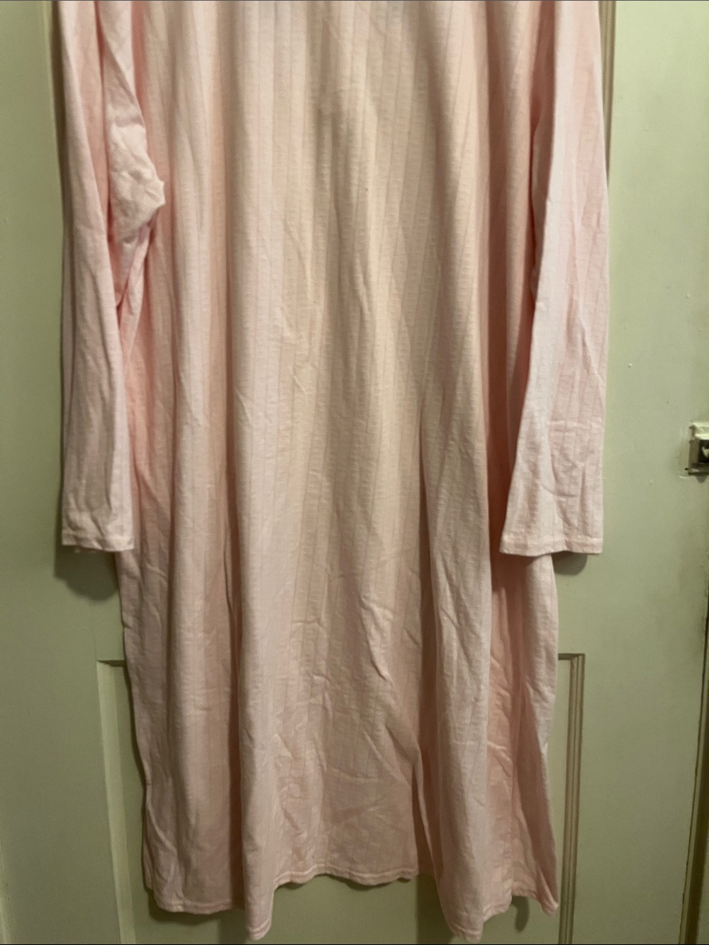 Pink Ribbed Nightgown - Picture 7 of 8